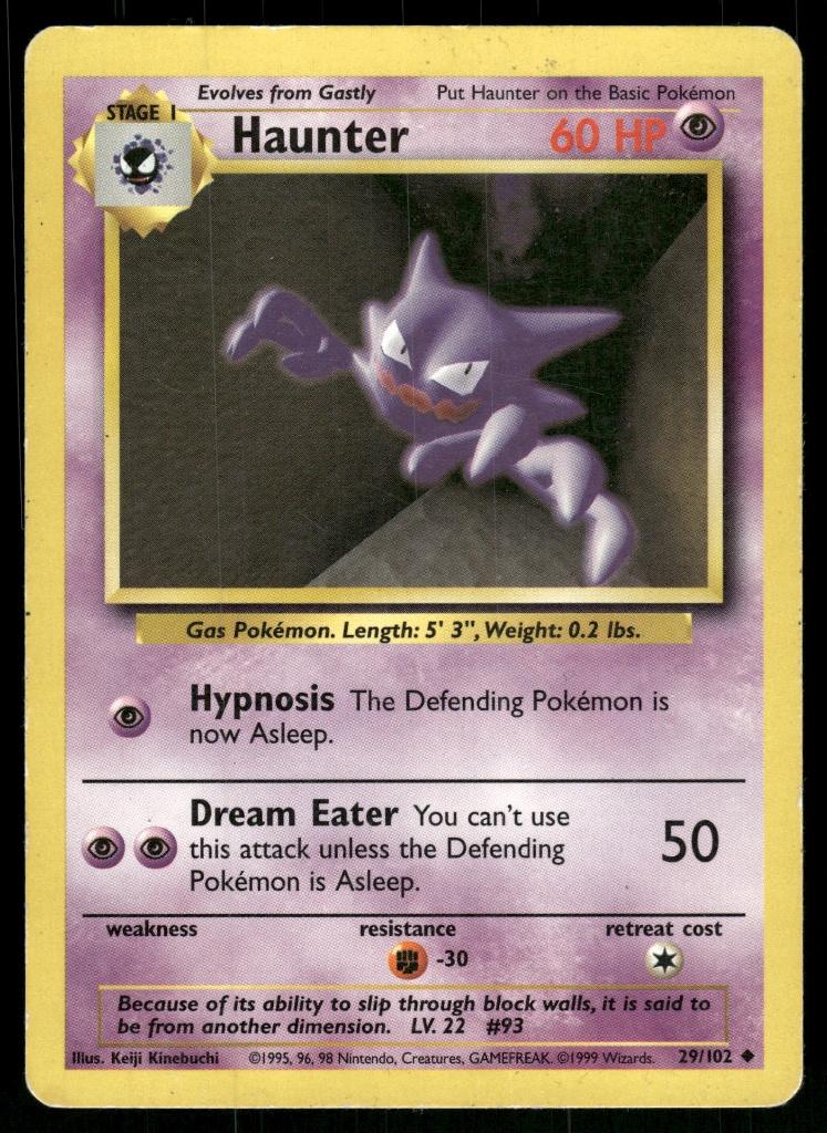 Haunter 29/102 - Base (Good), Verzenden, Gebruikt