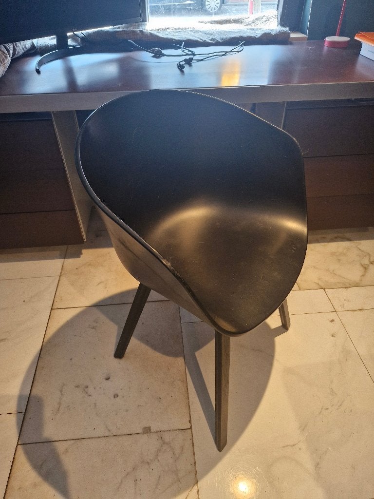 HAY AAC 22 zwart x4, Huis en Inrichting, Stoelen, Gebruikt, Zwart, HAY AAC 22, Vier