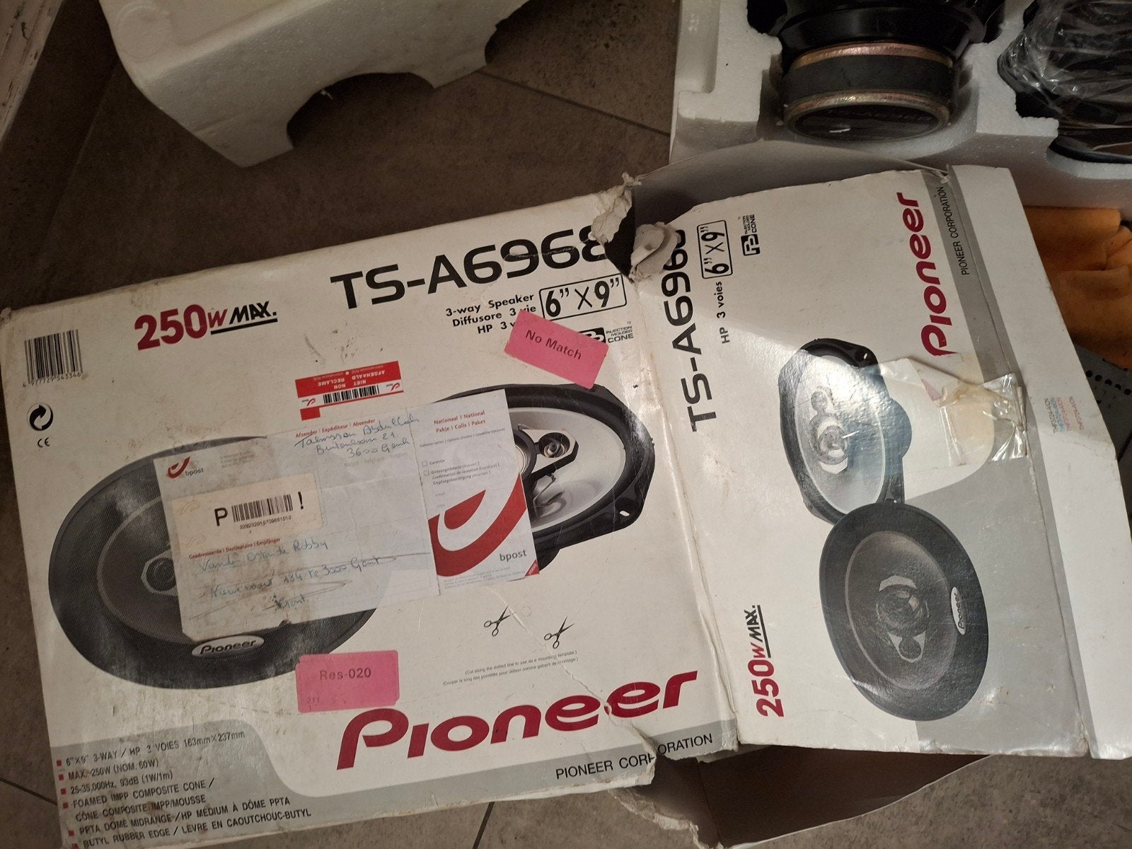 pioneer boxen 250 watt, Autos : Divers, Haut-parleurs voiture, Enlèvement