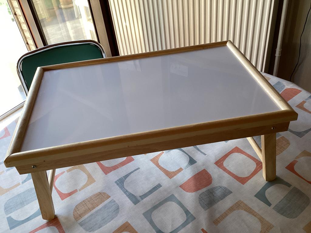 Nieuw Advys Houten Tafelje voor op het bed, Ophalen of Verzenden, Nieuw, Verstelbaar