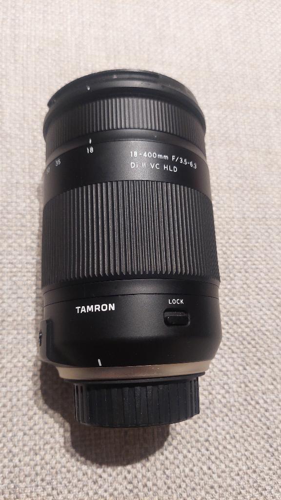 Objectif Tamron 18-400 mm pour Nikon, Enlèvement, Utilisé, Téléobjectif, Zoom