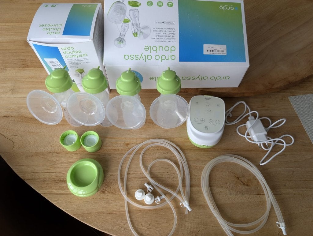 Ardo Alyssa Double Borstkolf Compleet Set + Extra Pumpset, Kinderen en Baby's, Babyvoeding en Toebehoren, Zo goed als nieuw, Borstkolf