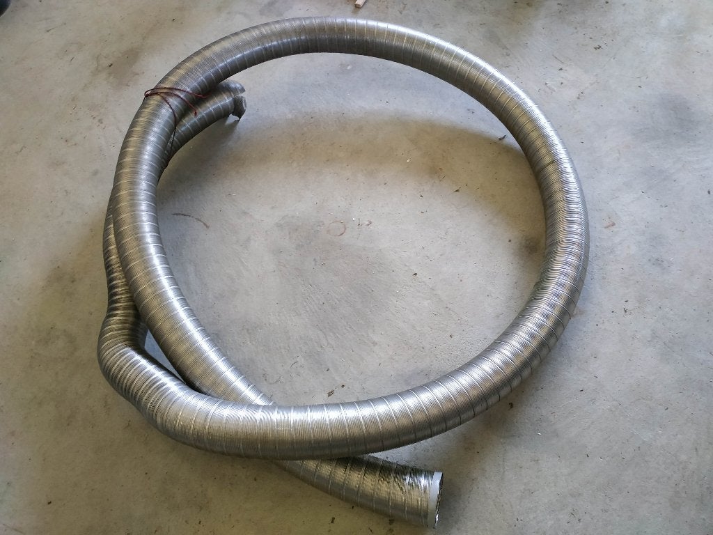 Tubage pour cheminée, 5.20 m en 125 mm, Bricolage & Construction, Inox, 80 mm ou plus, Enlèvement, Évacuation