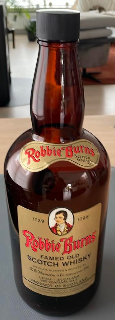 Wiskyflessen 225cl + houten krat, Ophalen, Gebruikt