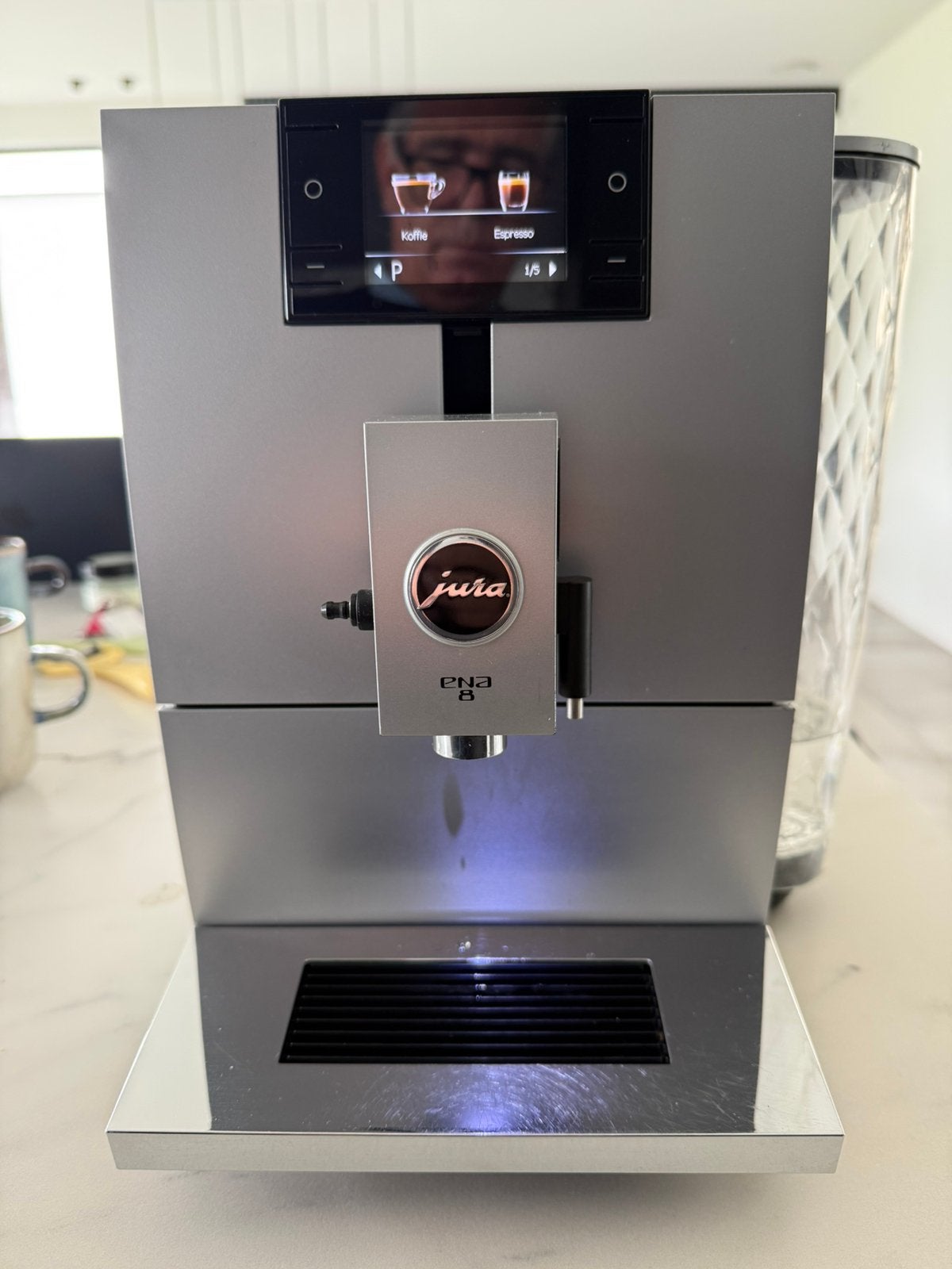 Jura ena 8, Elektronische apparatuur, Koffiezetapparaten, Ophalen, Gebruikt, Espresso apparaat, Koffiebonen