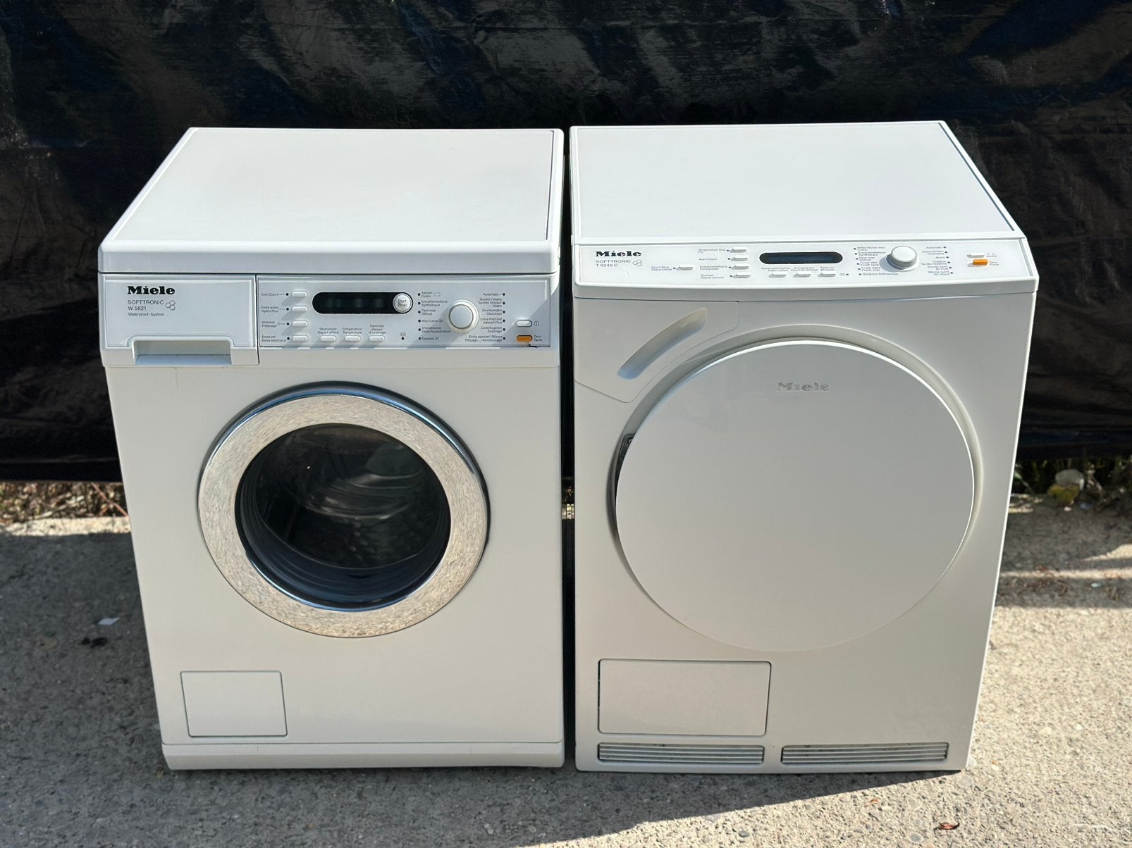 Wasmachine Duo Miele A+ 8kg Werken perfect, Electroménager, Lave-linge, Utilisé, Enlèvement ou Envoi