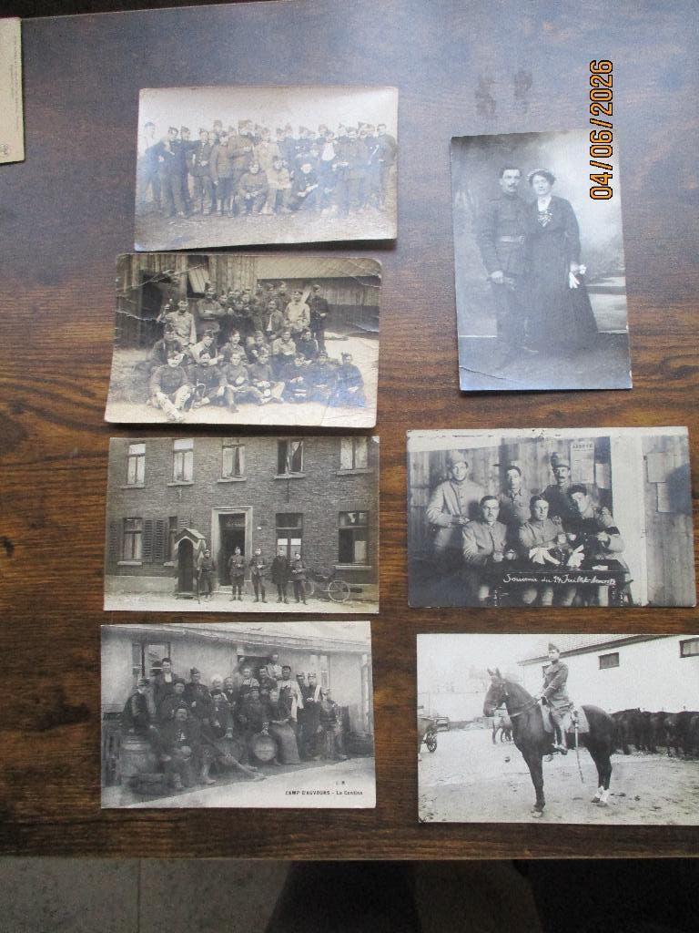 Lot Belgische militairen WO1, Verzamelen, Militaria | Algemeen, Verzenden