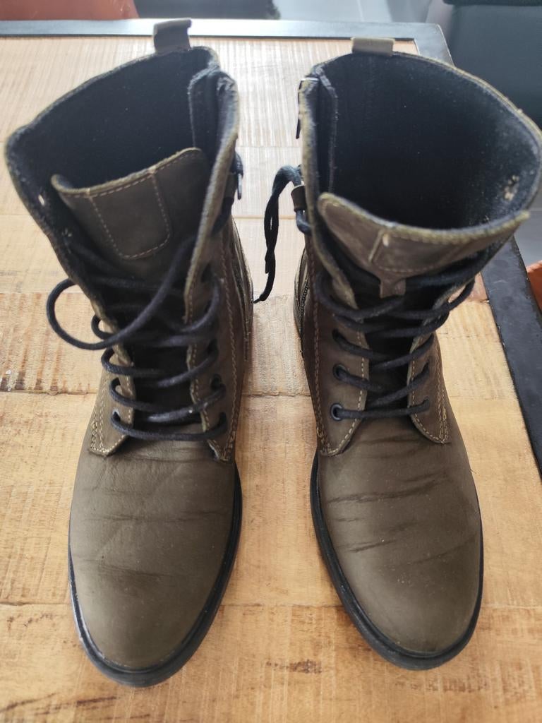 Bottines mode tons verdâtres, Ophalen of Verzenden
