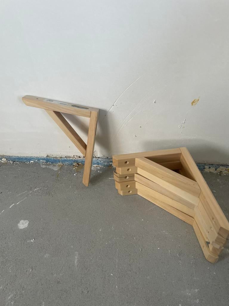 Ikea plankdragers 6 stuks, Ophalen, Zo goed als nieuw