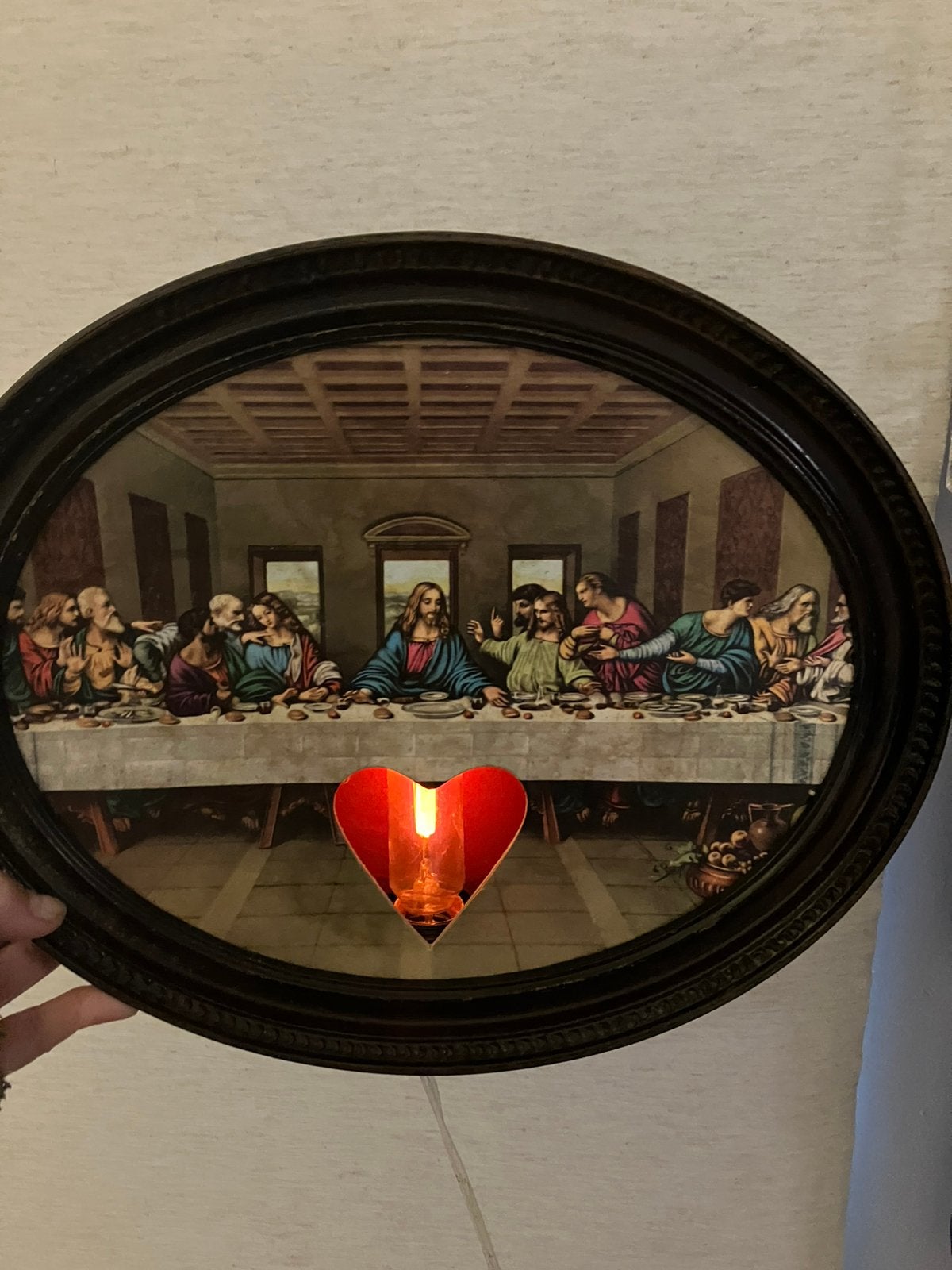 Vintage verlichte wanddecoratie, Enlèvement