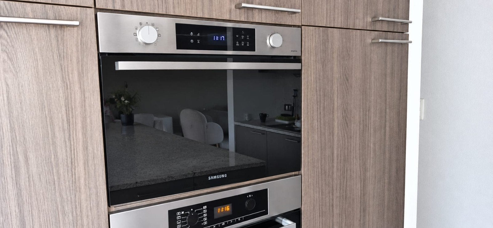 microgolfoven Samsung, Electroménager, Gril, Encastré, Comme neuf, Enlèvement