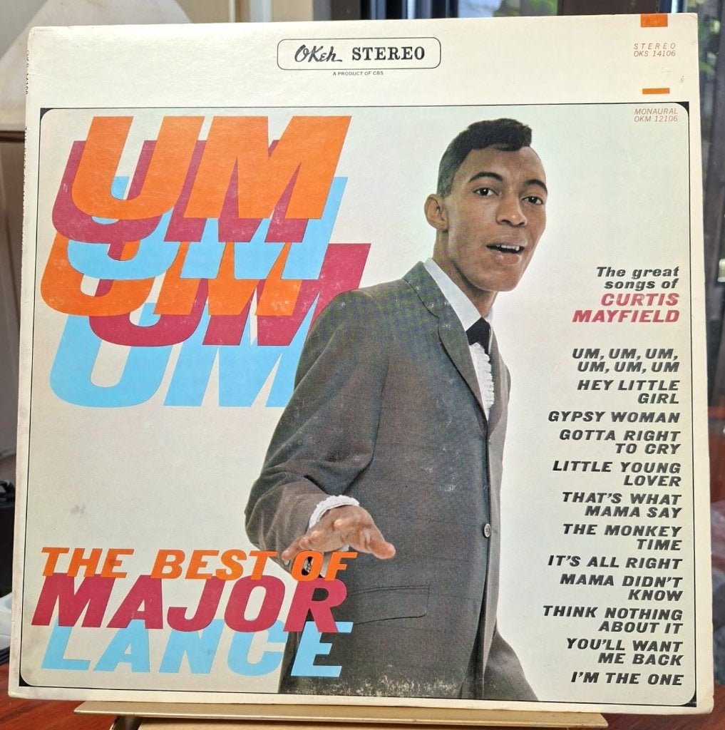 Popcorn Groove/Major Lance — Eh, Um, Um, Um, Um,, LP, Gebruikt, Ophalen of Verzenden, Originele persing