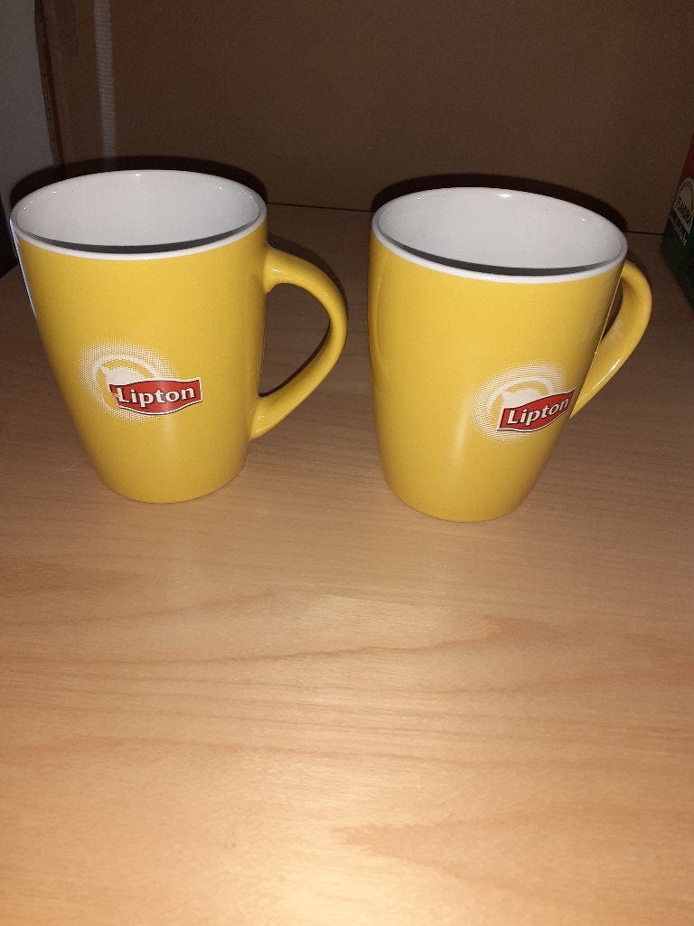LIPTON TASSES - MUGS (lot de 2), Ophalen, Nieuw, Overige typen