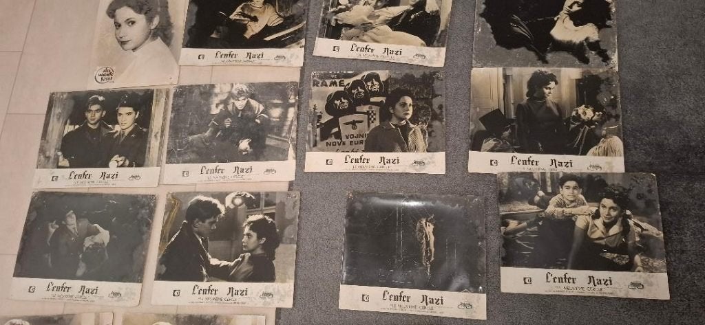 30 photos du film l'enfer nasi le 9eme cercle 1960, Collections, Enlèvement ou Envoi