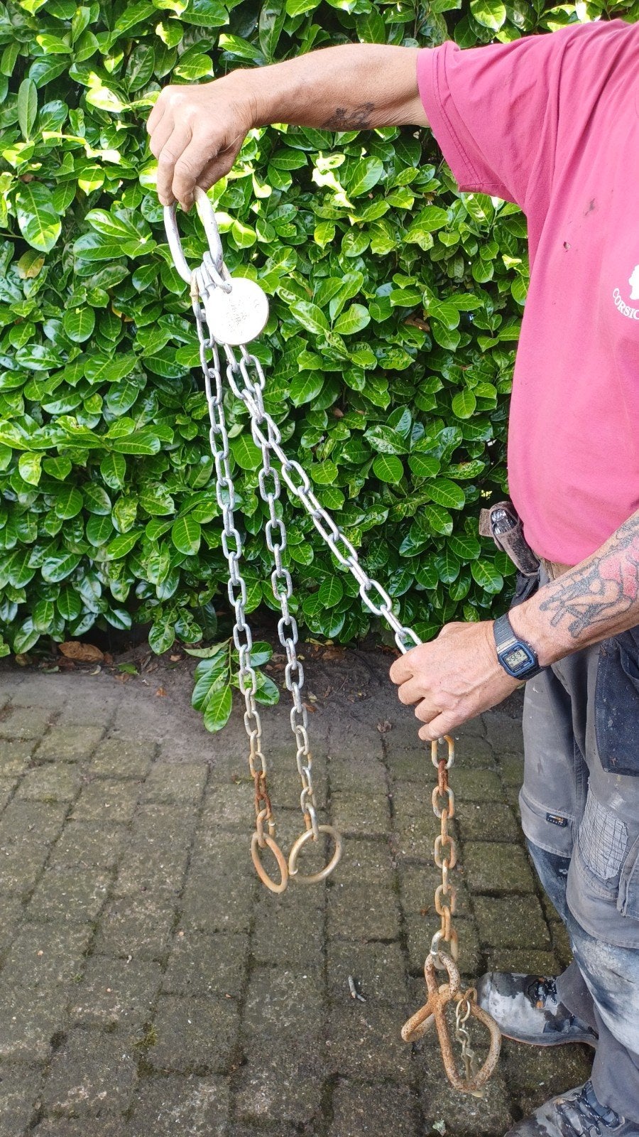 Kruiwagen ketting, Doe-het-zelf en Bouw, Ophalen
