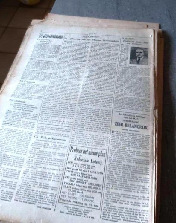 Front Partizaan Verzet Weerstand Breendonk Brigade Degrelle, Ophalen of Verzenden, 1940 tot 1960, Krant