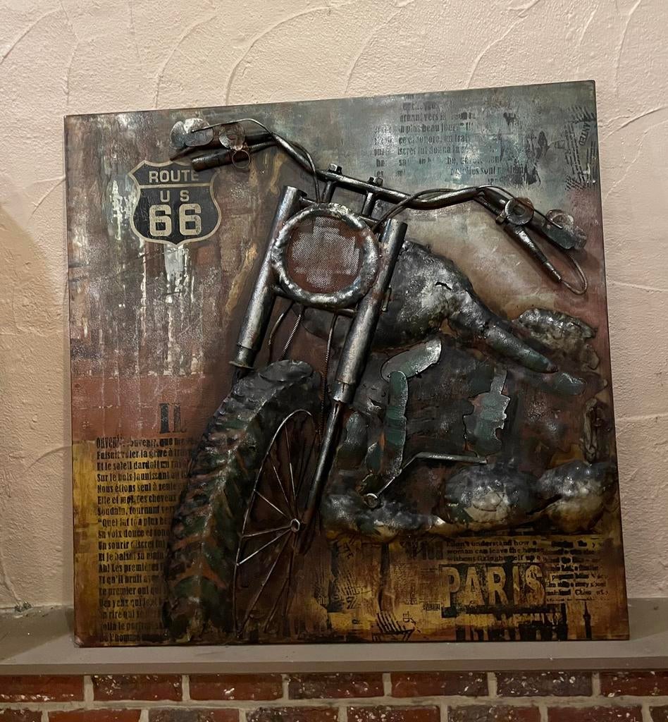 Metalen decoratie 1m op 1m, Ophalen