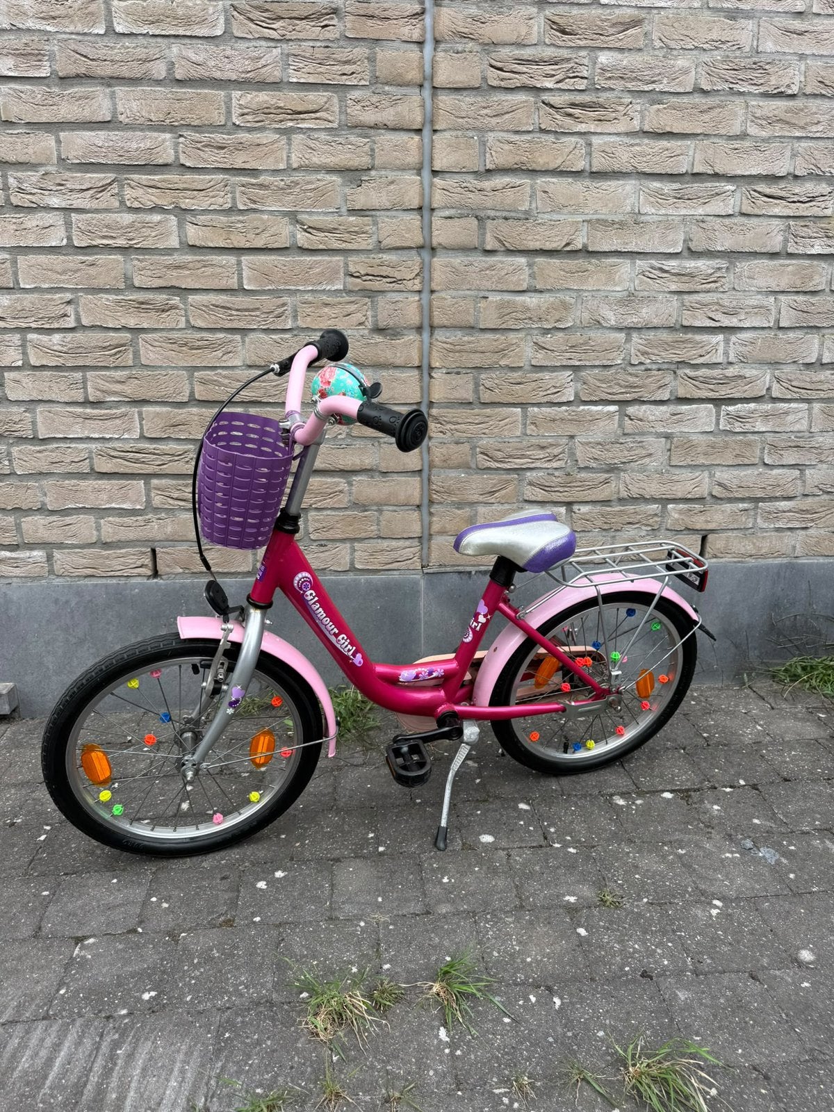 Kinderfiets 18inch, Fietsen en Brommers, Ophalen, Terugtraprem, Gebruikt, Handrem