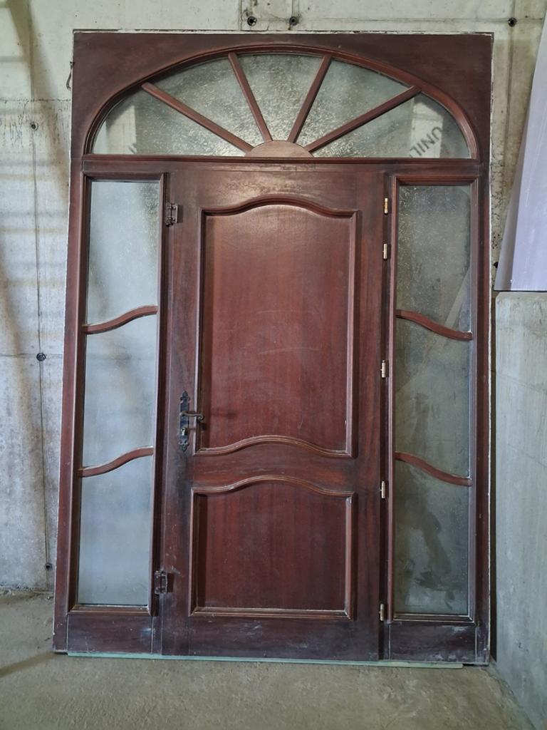 Houten voordeur, Doe-het-zelf en Bouw, Ophalen, Gebruikt, Overige typen, 150 tot 225 cm
