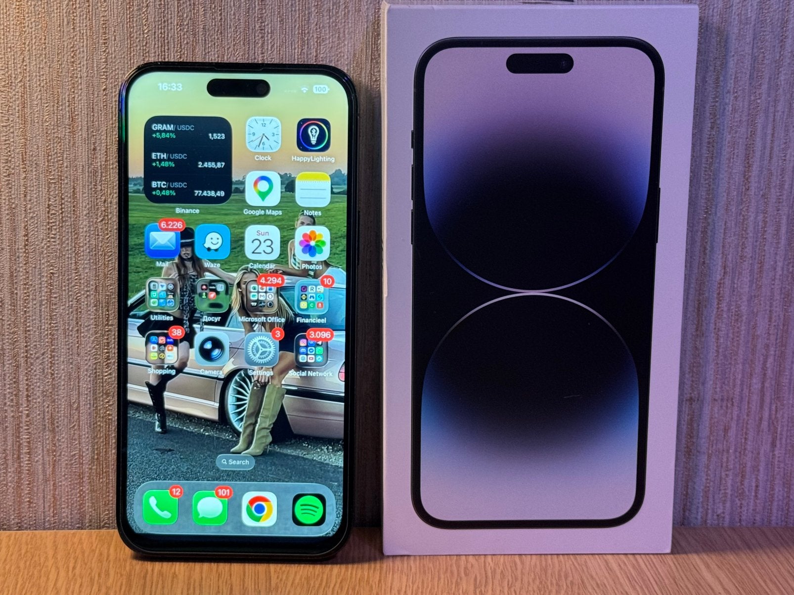 iPhone 14 PRO MAX, 100% batterij, Télécoms, Téléphonie mobile | Apple iPhone, 128 GB, Enlèvement, Utilisé, Sans abonnement