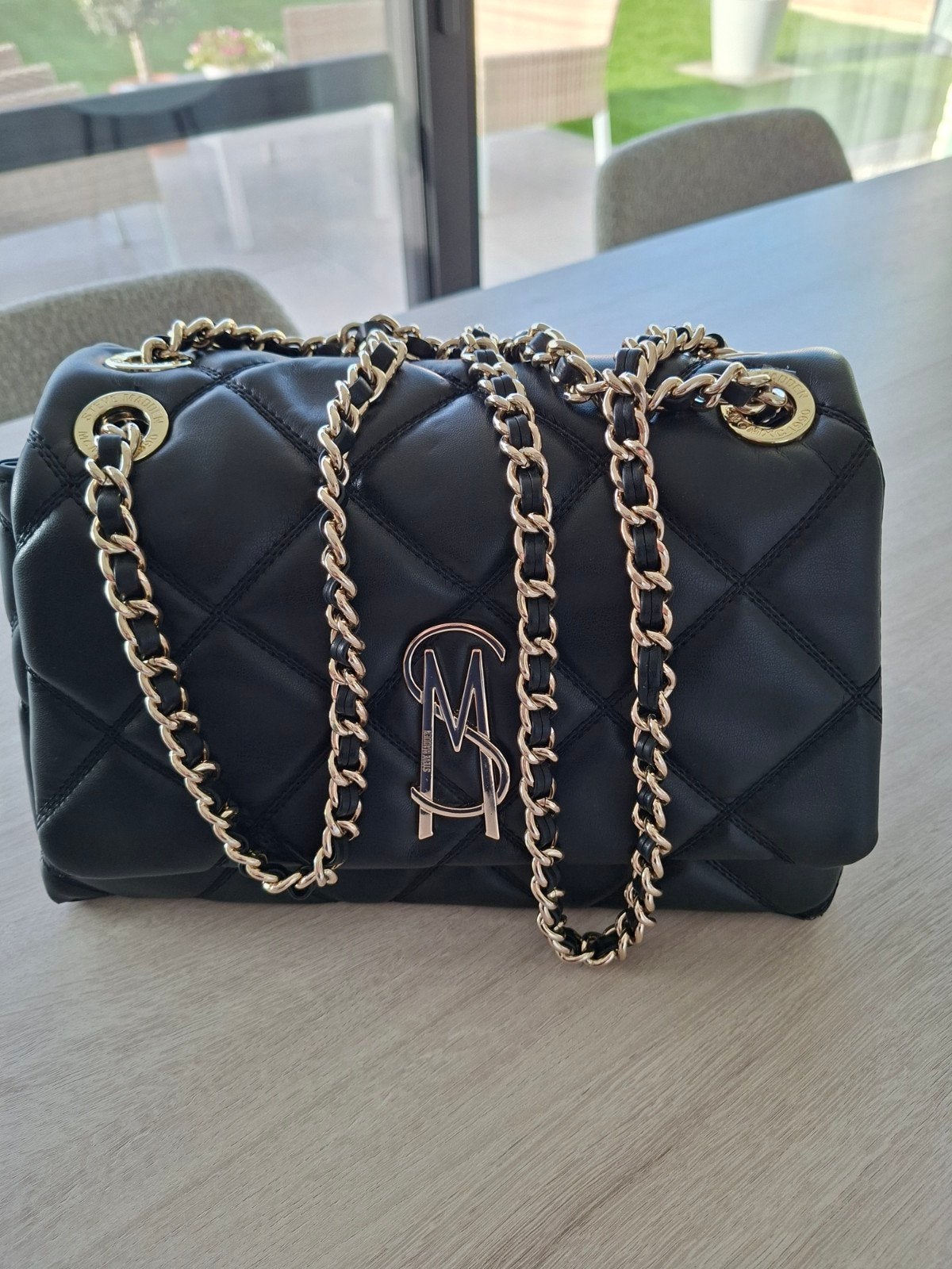 handtas, merk: Steve Madden, in zeer mooie nieuwstaat!, Ophalen of Verzenden, Zwart, Handtas