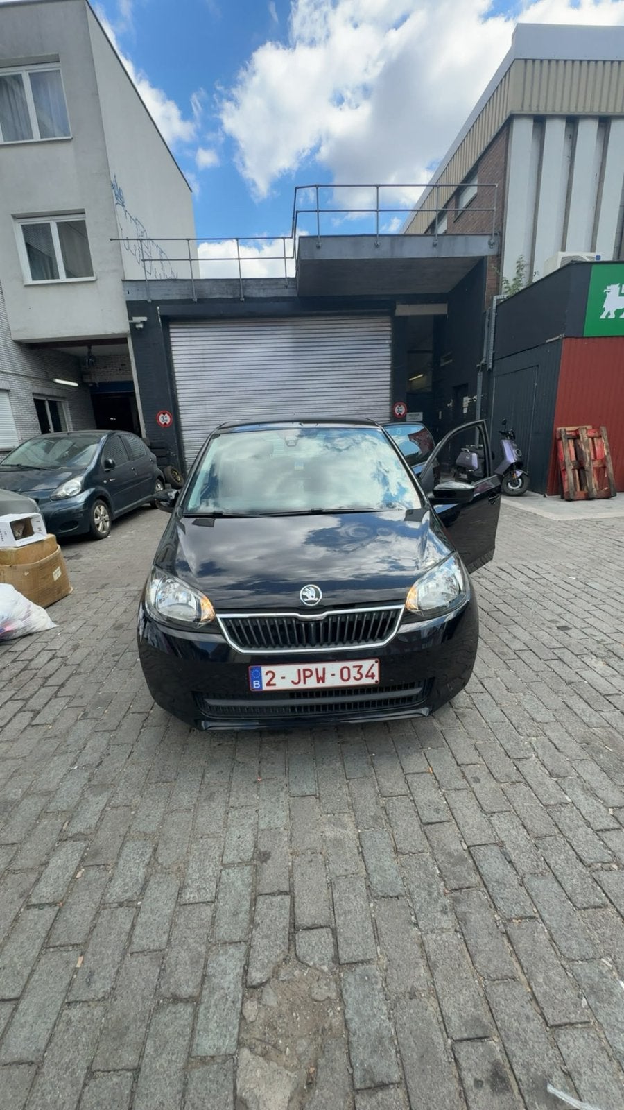 Skoda citigo essence 51000km, Auto's, Stof, Zwart, 100 cc, 55 kW