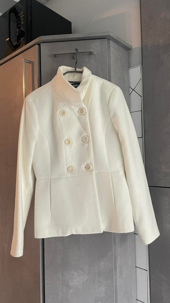 VESTE neuve courte PARANOIA blanc crème S, Enlèvement ou Envoi, Taille 36 (S), Blanc, PARANOIA