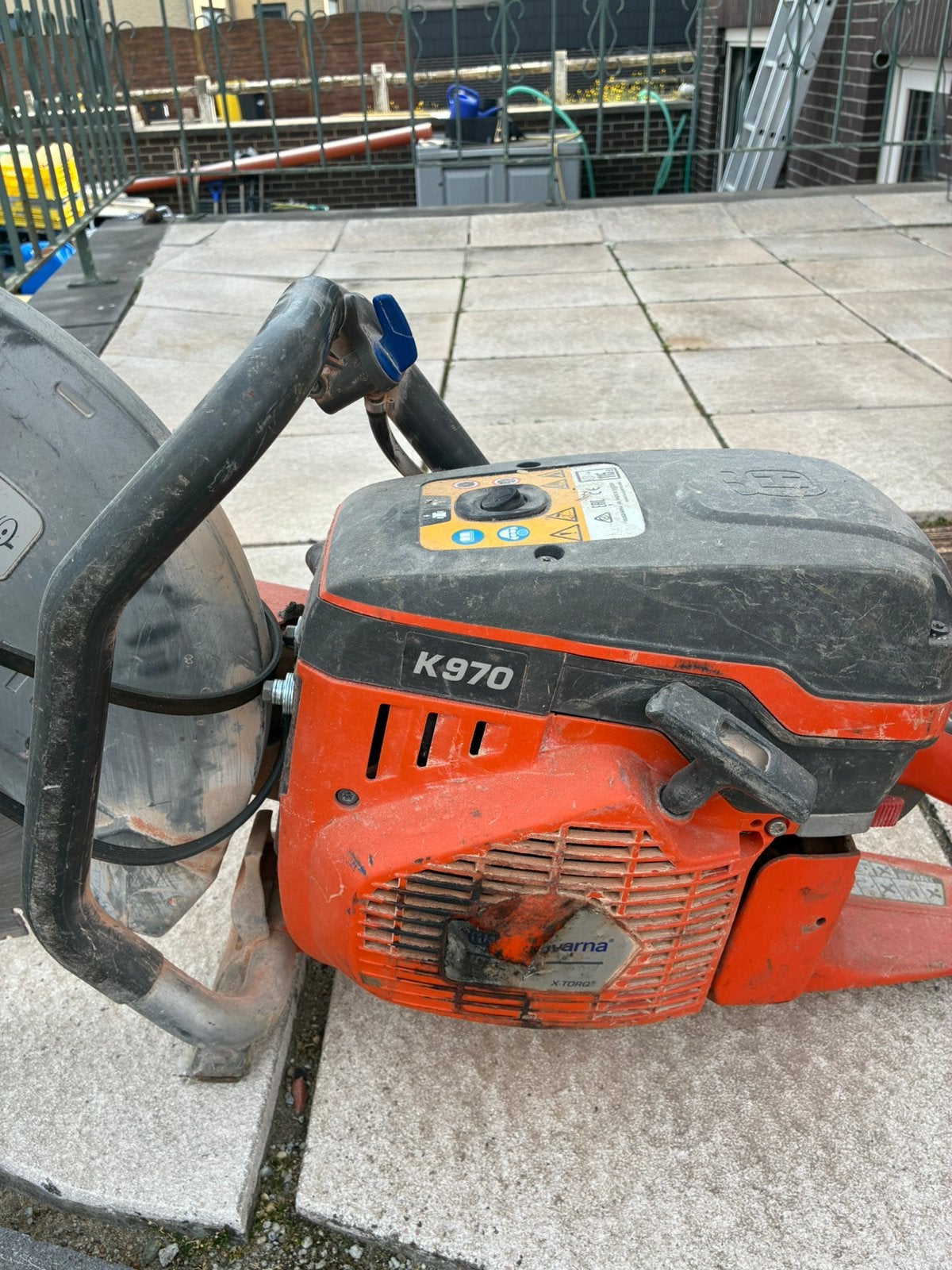 Husqvarna betondoorslijpet, Tuin en Terras, Ophalen, Gebruikt