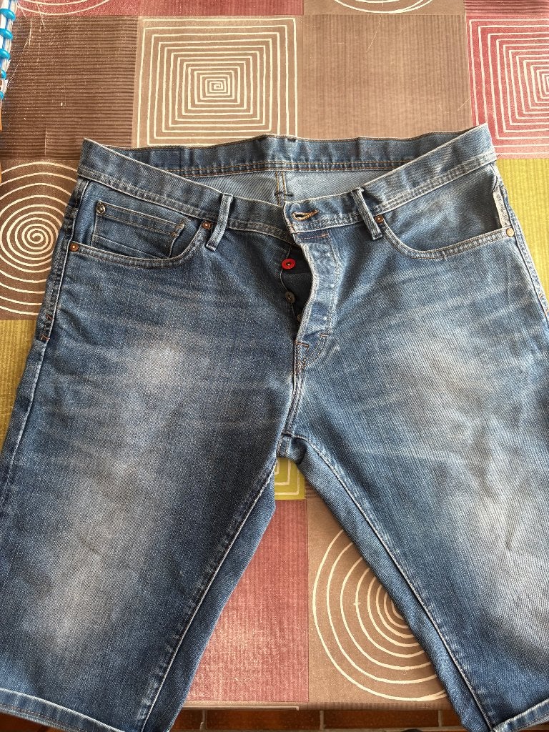 Short en jeans EDC W33, Kleding | Heren, Spijkerbroeken en Jeans, EDC, Blauw, Ophalen of Verzenden, W33 - W34 (confectie 48/50)