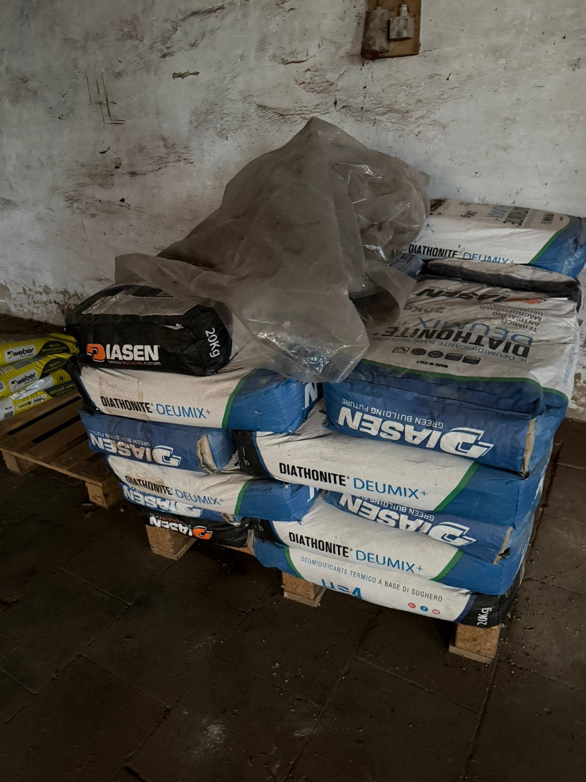 27x Diathonite Deumix+ 20kg + Weber + Kiilto + Sadolin–NIEUW, Doe-het-zelf en Bouw, Ophalen, Nieuw