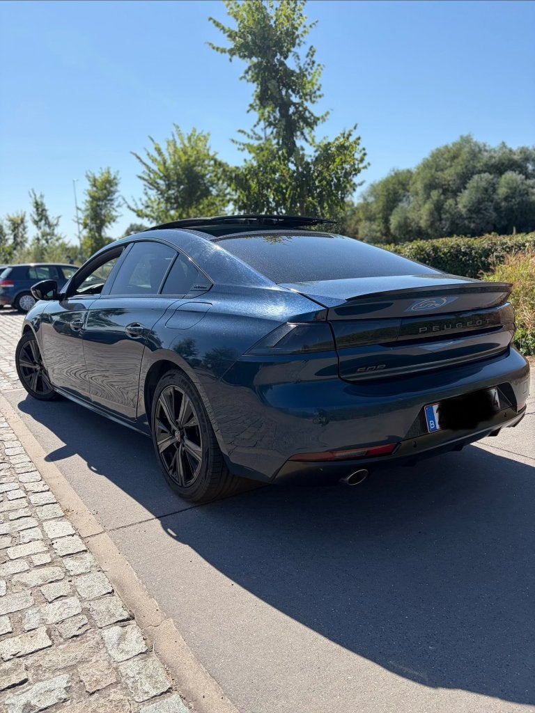 Peugeot 508 gt hybrid, 4 deurs, 4 cilinders, Blauw, Leder