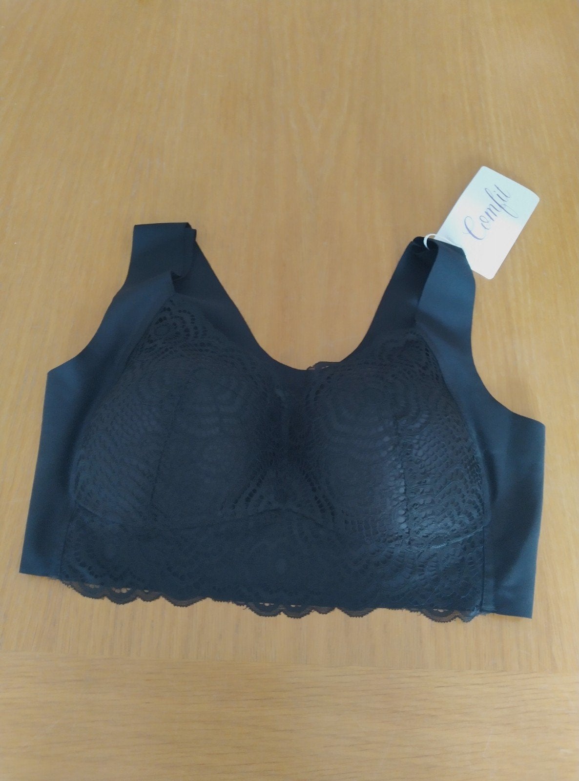 Comfortabele push up bh zonder haakjes, Comfit, Ophalen of Verzenden, Zwart, BH