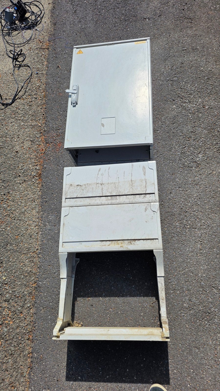 armoire électrique avec socle, emiter, Comme neuf, Tableau électrique