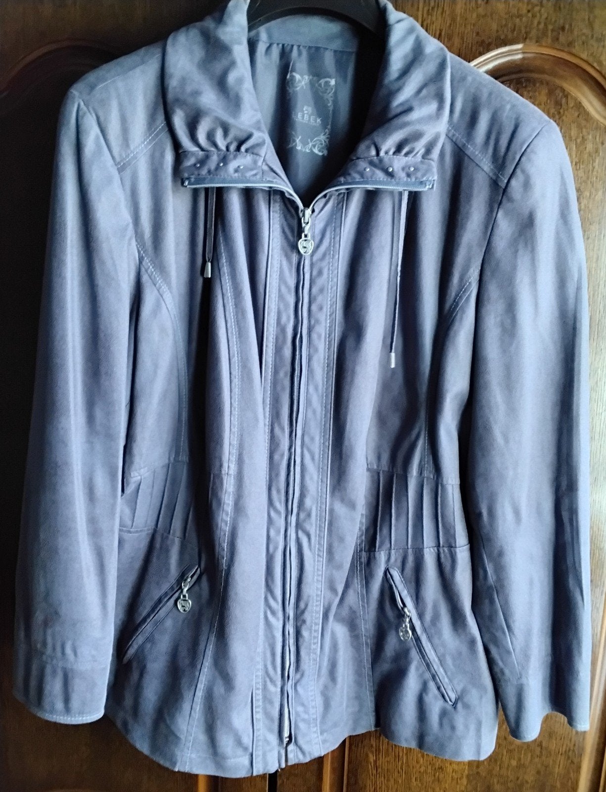 Blauw/grijze tussen seizoen jas, Vêtements | Femmes, Grandes tailles, Enlèvement, Bleu