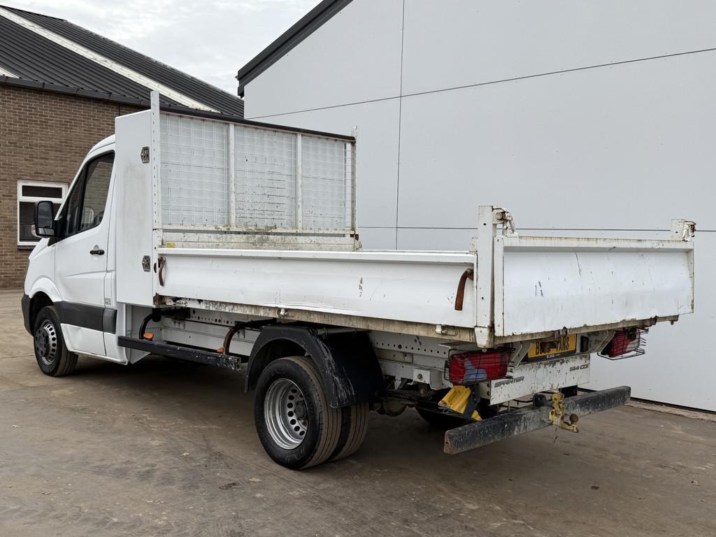 Mercedes-Benz Sprinter 514 2.2 CDI Kipper Open Laadbak Dubbe, Achterwielaandrijving, Gebruikt, 4 cilinders, Wit