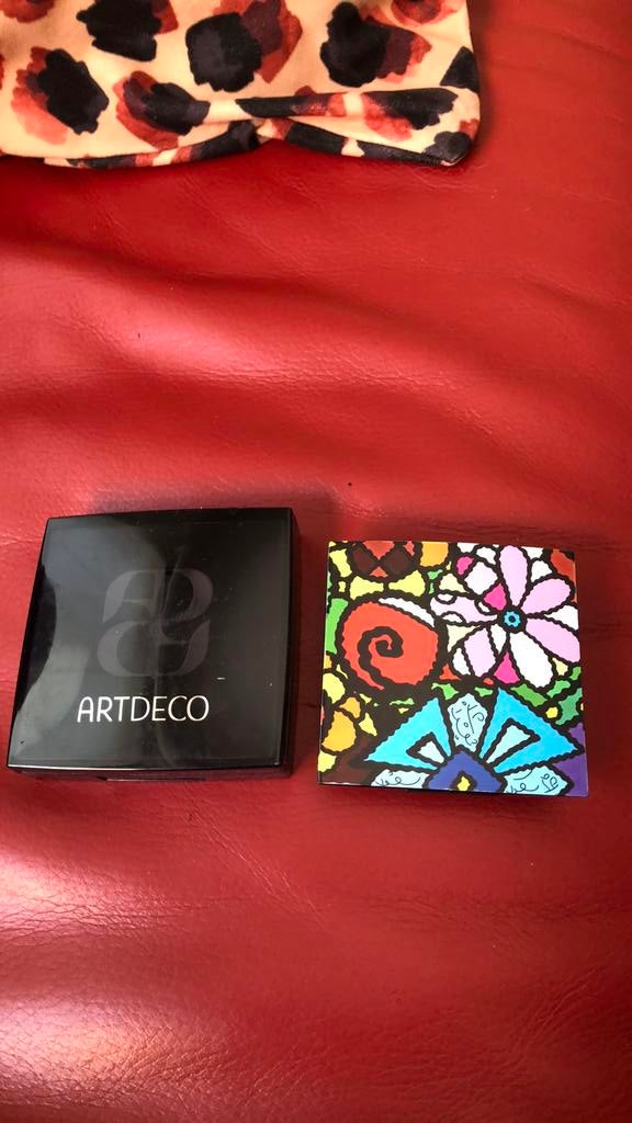 make-up zandkleuren en blush artdeco merk, Ophalen, Gebruikt, Gehele gezicht, Make-up