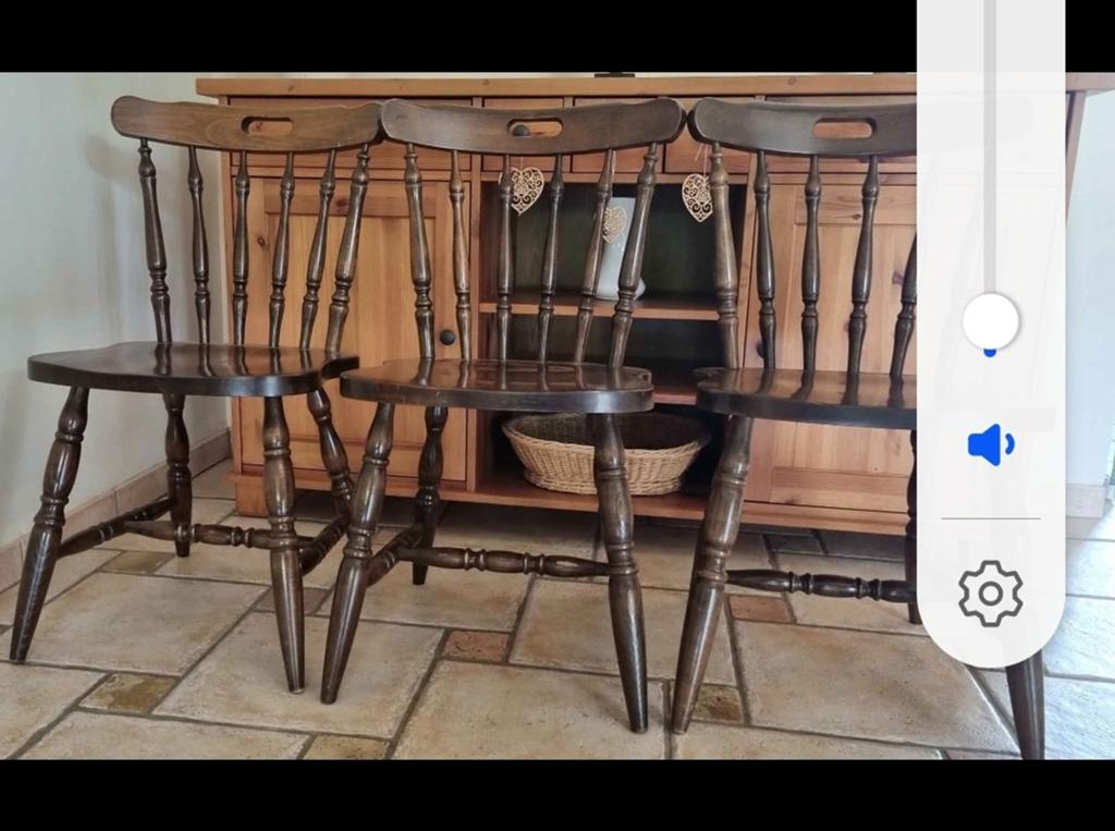 6 oude café stoelen te koop, Ophalen