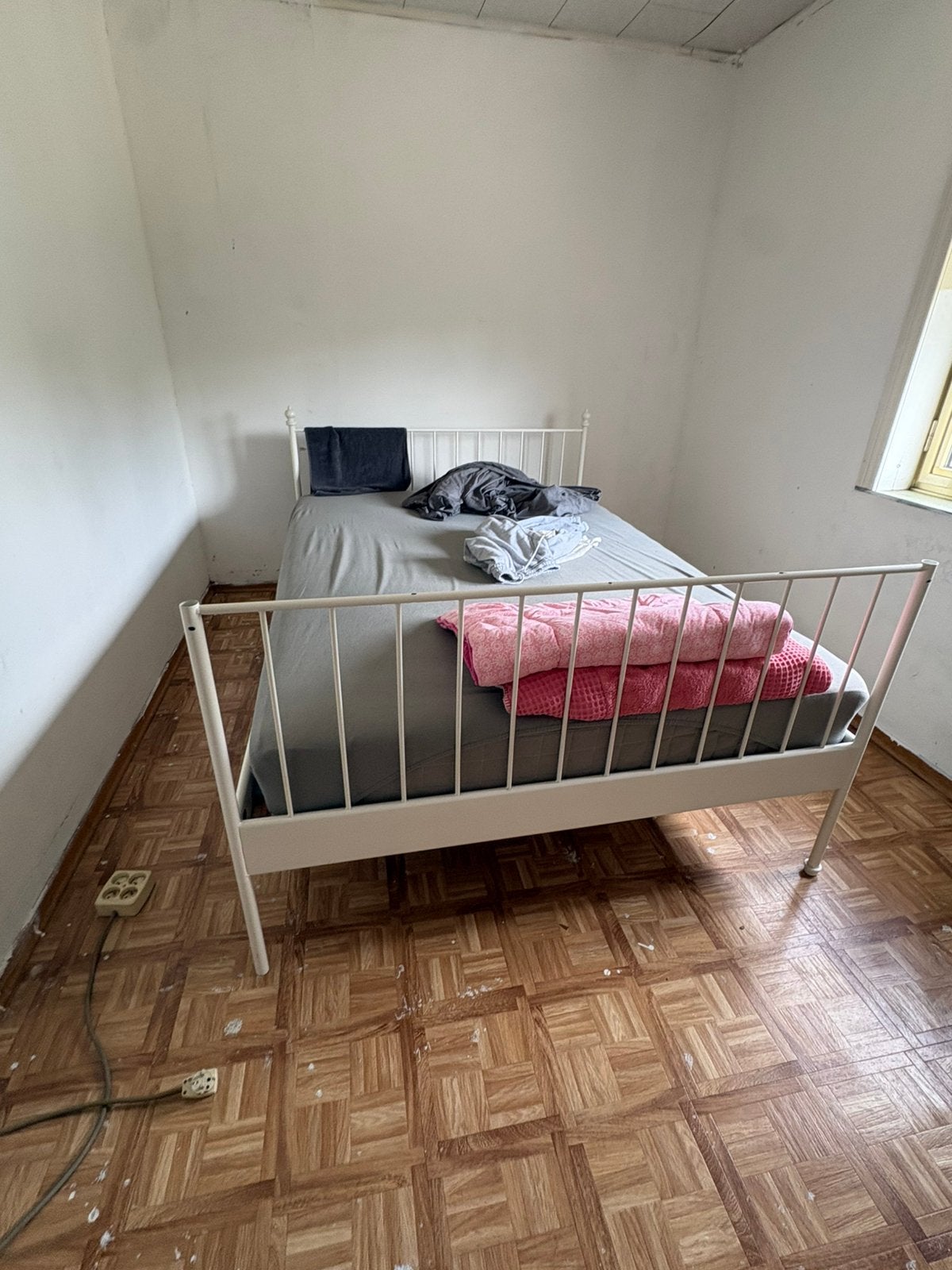 Twijfelaar met boxspring matras, Ophalen, Zo goed als nieuw, Twijfelaar