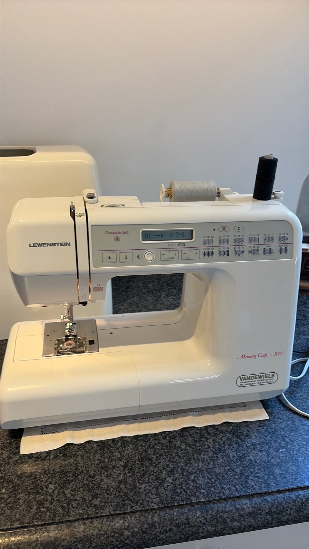 Naaimachine memory craft 3000, Hobby en Vrije tijd, Ophalen, Zo goed als nieuw, Naaimachine, Janome