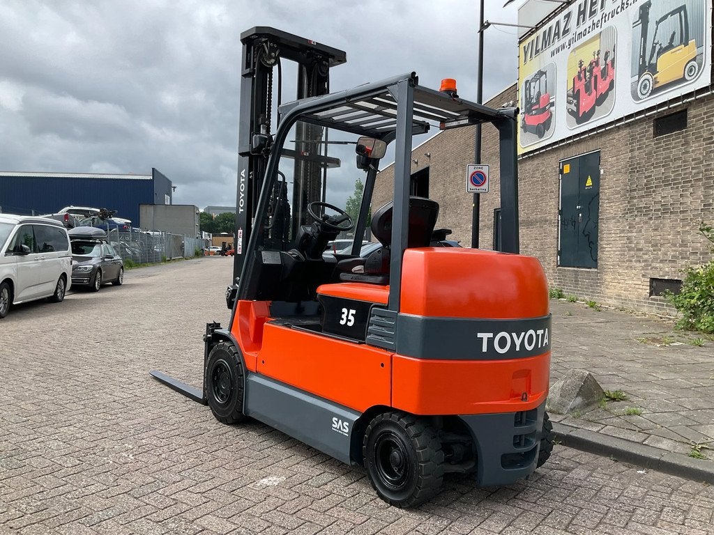Toyota 7FBM35 3500KG 5.50METER HEFTRUCK, Yilmazheftrucks Yilmazheftrucks, Électrique, Chariot élévateur, Info@yilmazheftrucks.nl