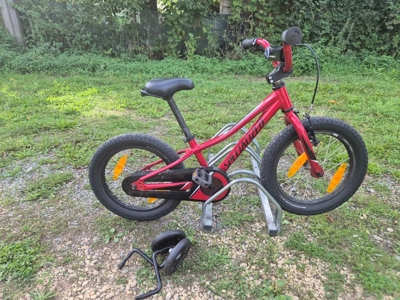 specialized kinderfiets 16 inch, Ophalen, Terugtraprem, 16 tot 20 inch, Zijwieltjes