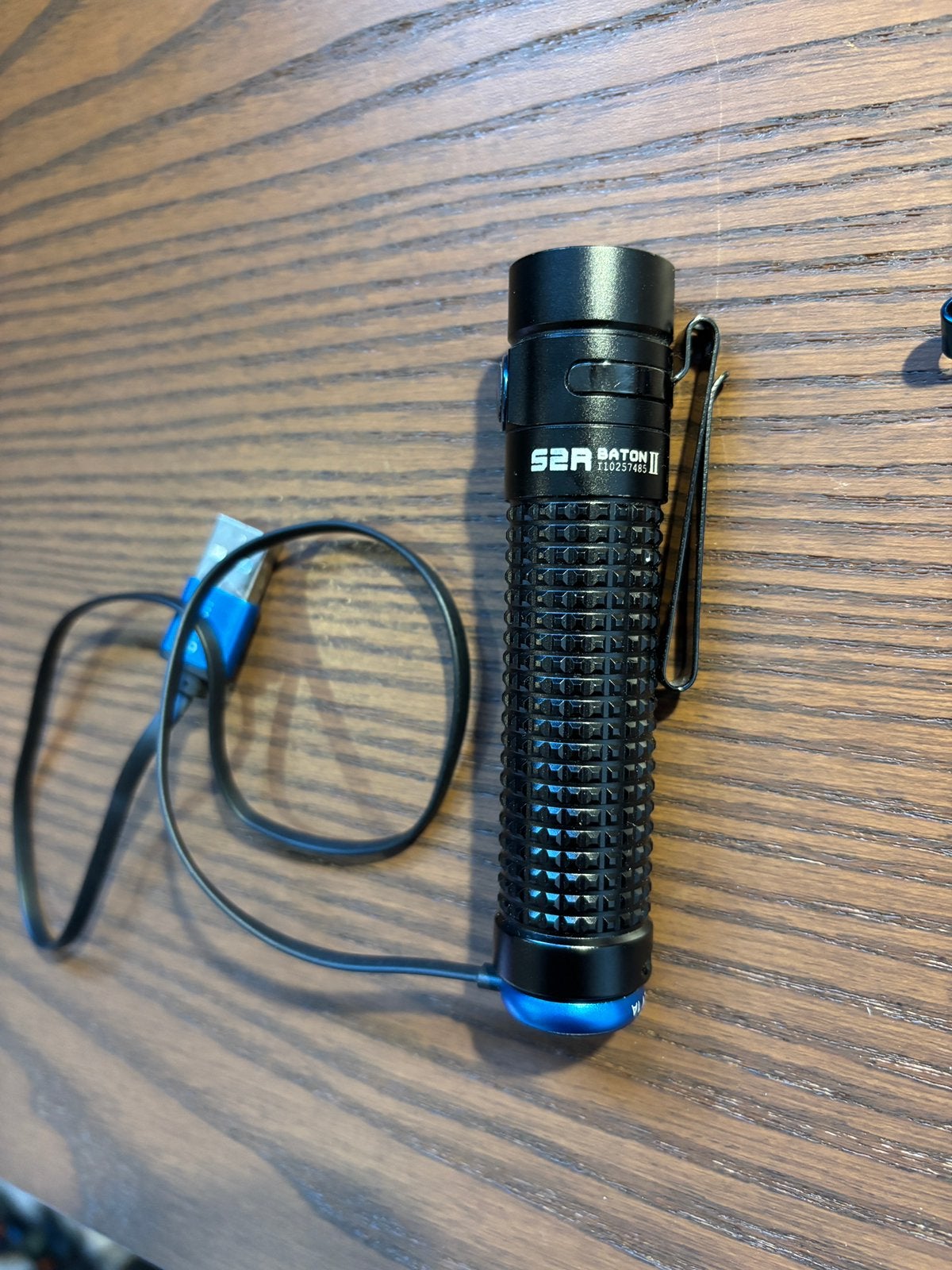 Olight S2R Baton II – 1150 lumen – oplaadbaar – compleet, Ophalen of Verzenden, Gebruikt, Batterij