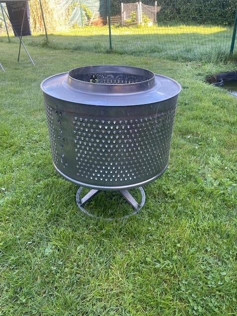 Barbecue Brasero Inox upcyclé, Jardin & Terrasse, Enlèvement, Neuf, Autre marque