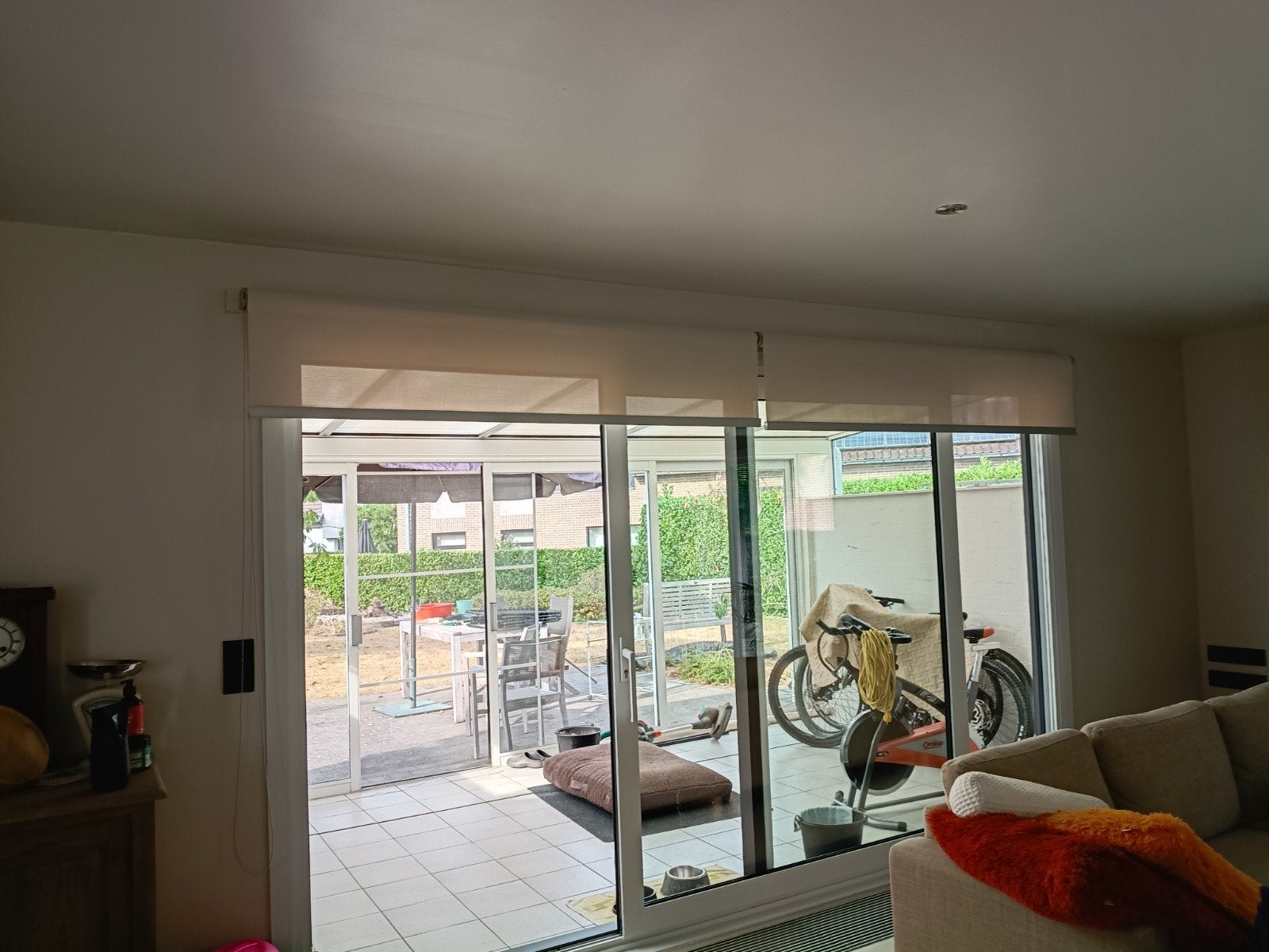 rol gordijnen, Huis en Inrichting, Ophalen, Beige, Verduisterend