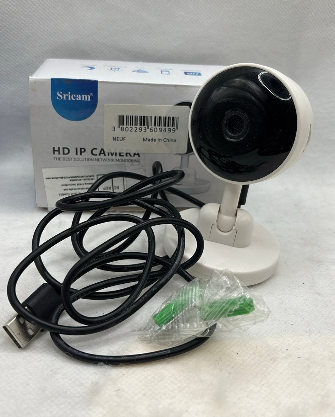 Sricam HD IP WiFi Security Camera Night Vision – Unused, TV, Hi-fi & Vidéo, Enlèvement ou Envoi, Comme neuf