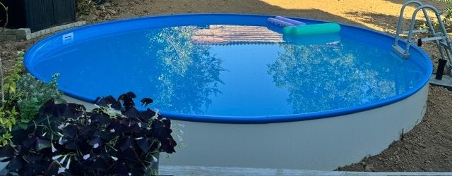 stalen rond zwembad diameter 420cm diepte 120cm, Ophalen, 80 tot 120 cm, Rond, 300 cm of meer