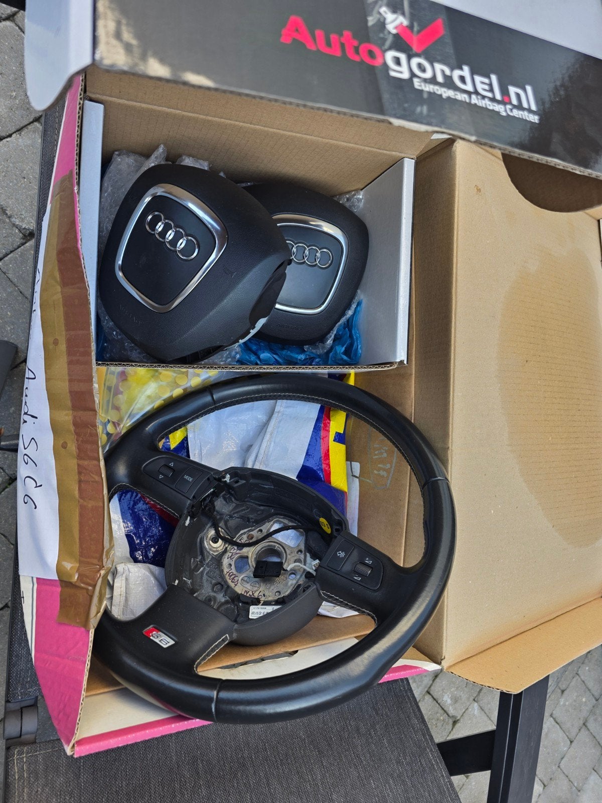 audi a6 s6 rs6 c6 stuur en 2 airbags, Ophalen of Verzenden
