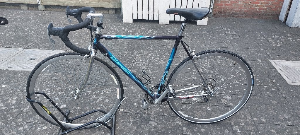 vintage race fiets met campagnolo materiaal, 51 tot 55 cm, Ophalen, Velgrem, Jaren '60 of nieuwer