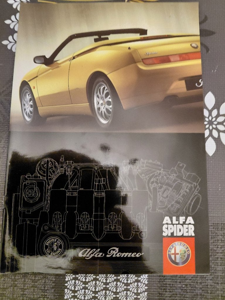 Brochure de l'Alfa Romeo Spider (916) 2000, Enlèvement ou Envoi, Alfa Romeo, Comme neuf, Alfa Romeo
