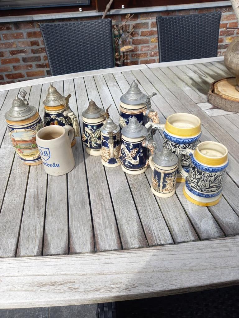 Bierpotten Cristal, Verzamelen, Ophalen